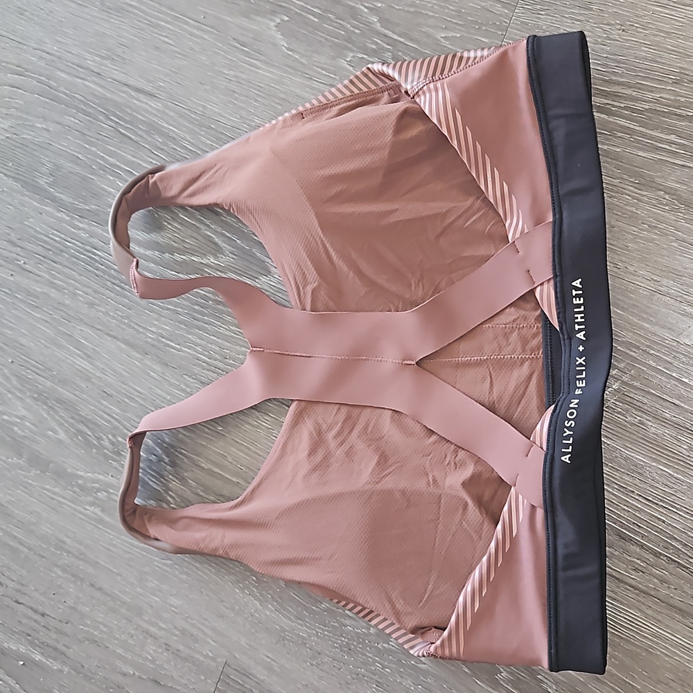 Allyson Felix + Athleta sport bra